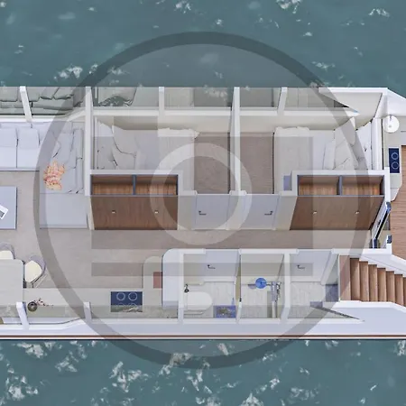 Nice Ship In Havelsee With House Sea View