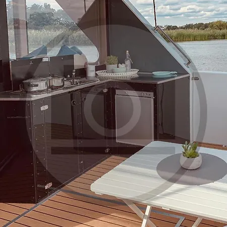 Botel Nice Ship In Havelsee With House Sea View